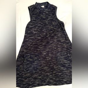 Blue Ultra Flirt Sleeveless Knit Dress